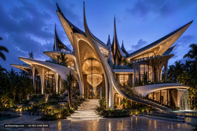 Pustaka arsitektur lokal Papua Selatan. — visual arsitektur 1