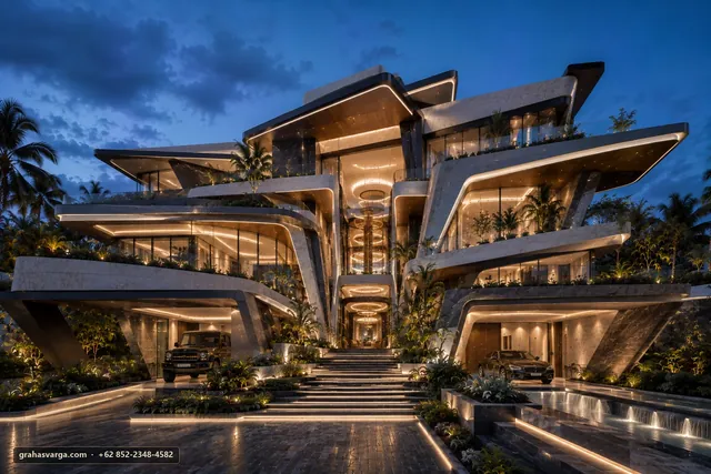 Arsitektur untuk Kabupaten Asmat. — pandangan arsitektur 2